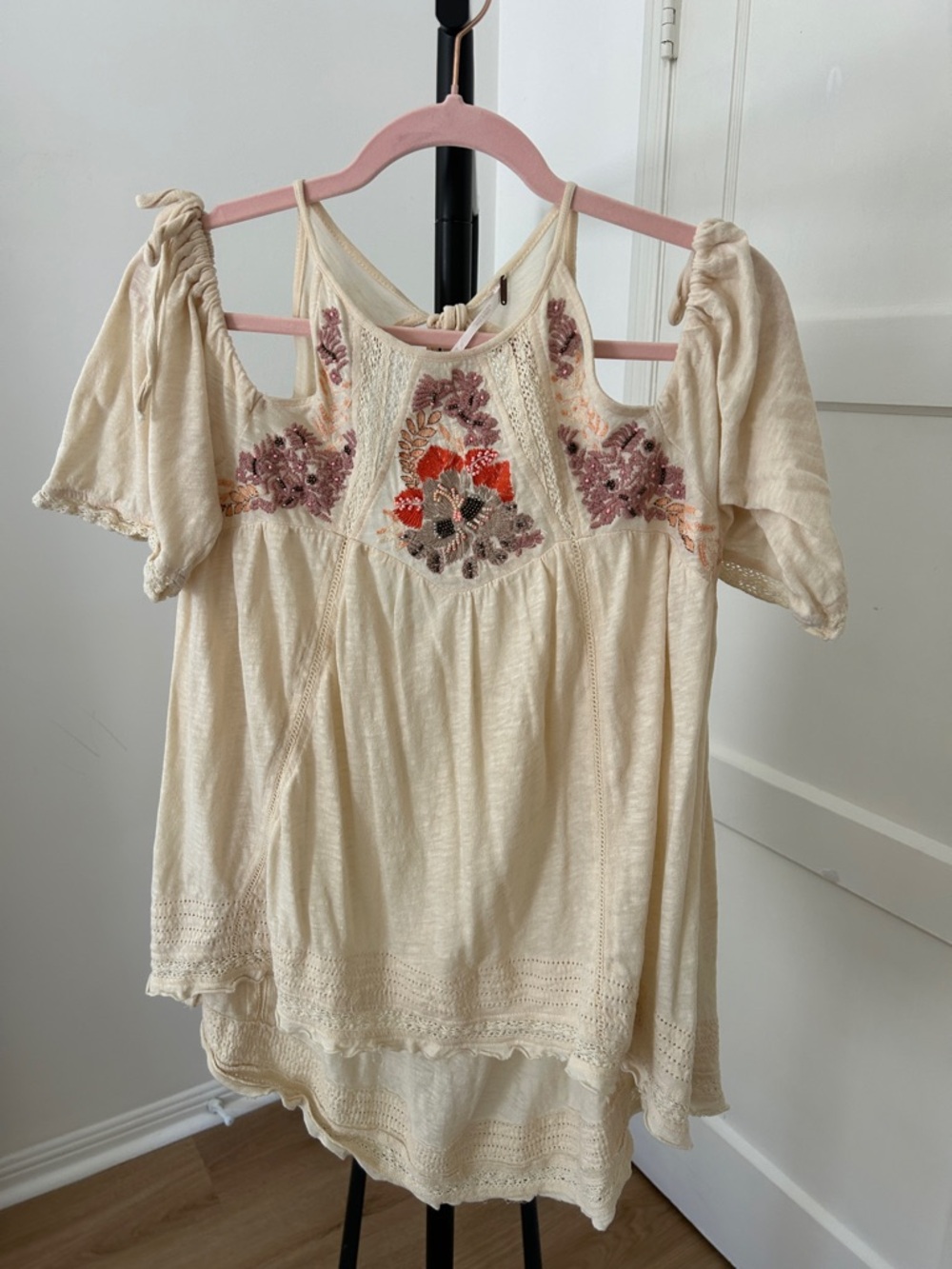 Free People Top. Size XS. PTP 20”. Oversized. See description.